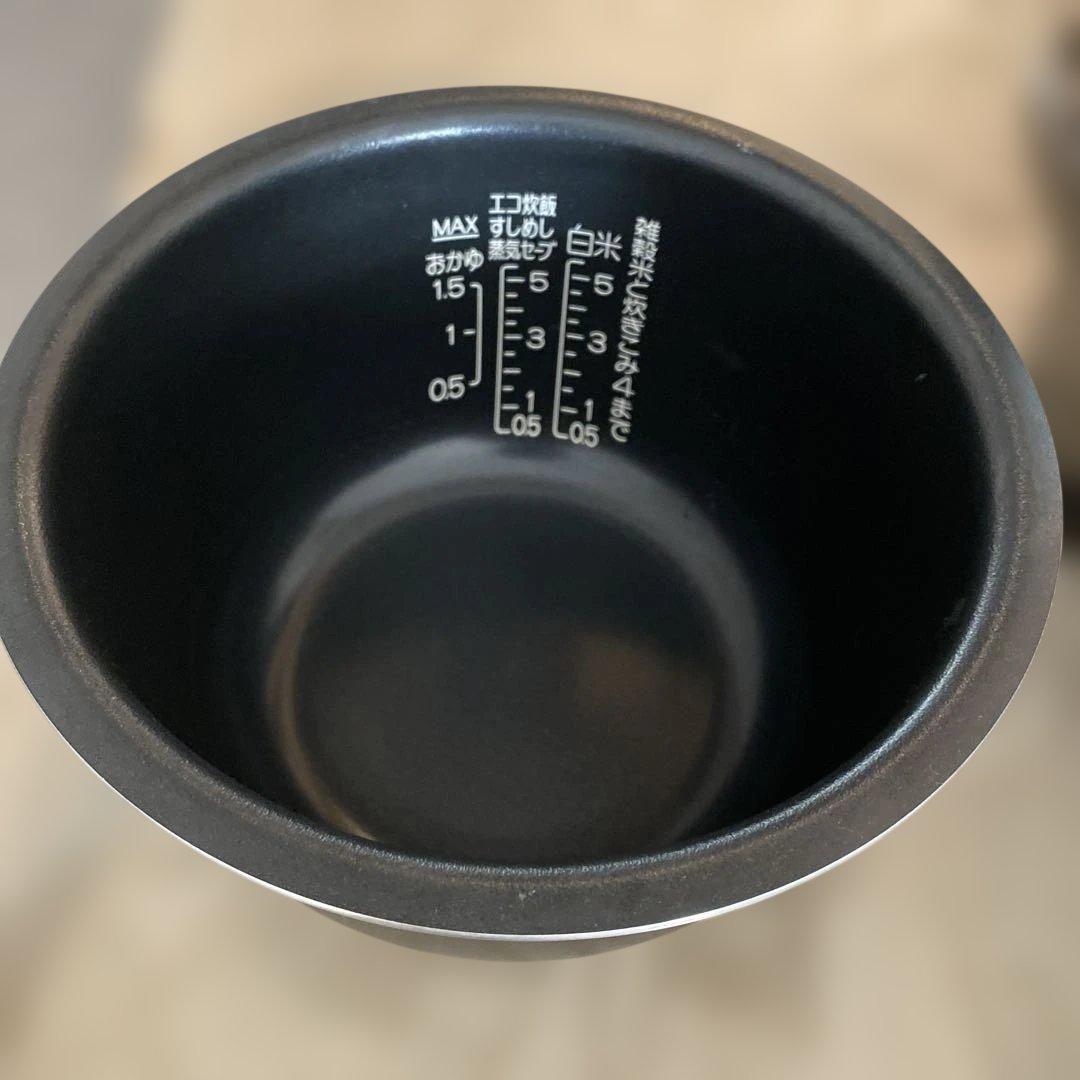 美品　象印炊飯器 5.5合 ブラウン NP-BH10-TA しゃもじ付