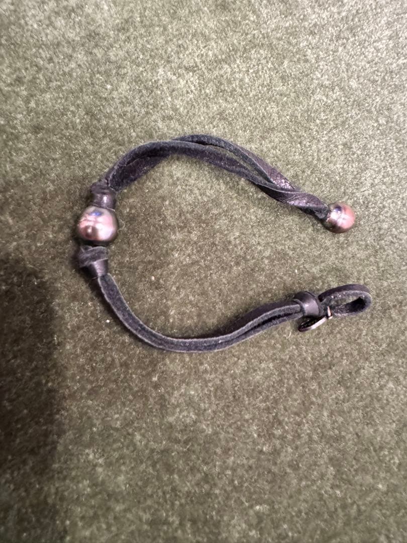 【値下げ交渉可】 M.Cohen(エムコーエン)、ブラック　パール　ブレスレット