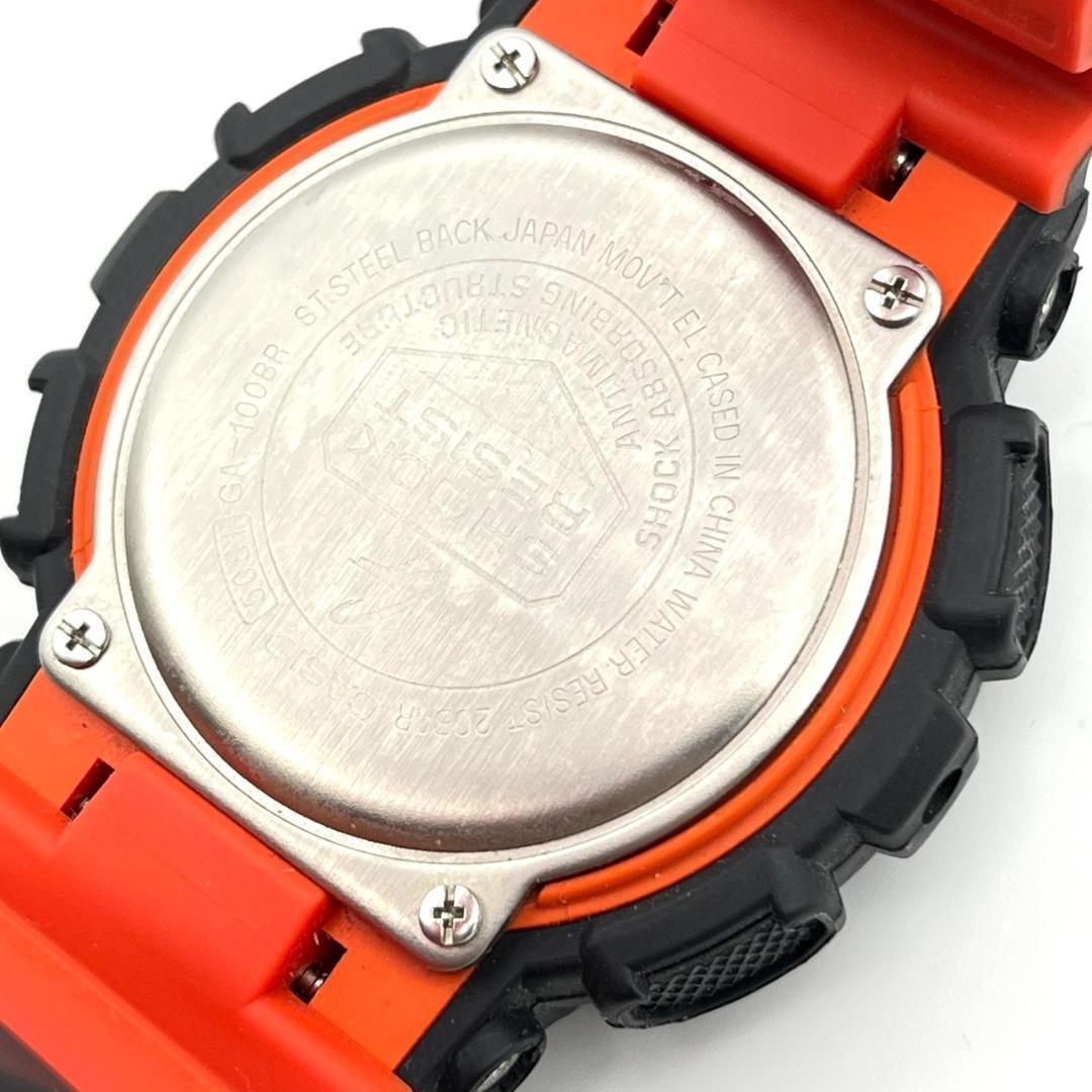良品 カシオG-SHOCK 新品電池交換済み GA-100BR