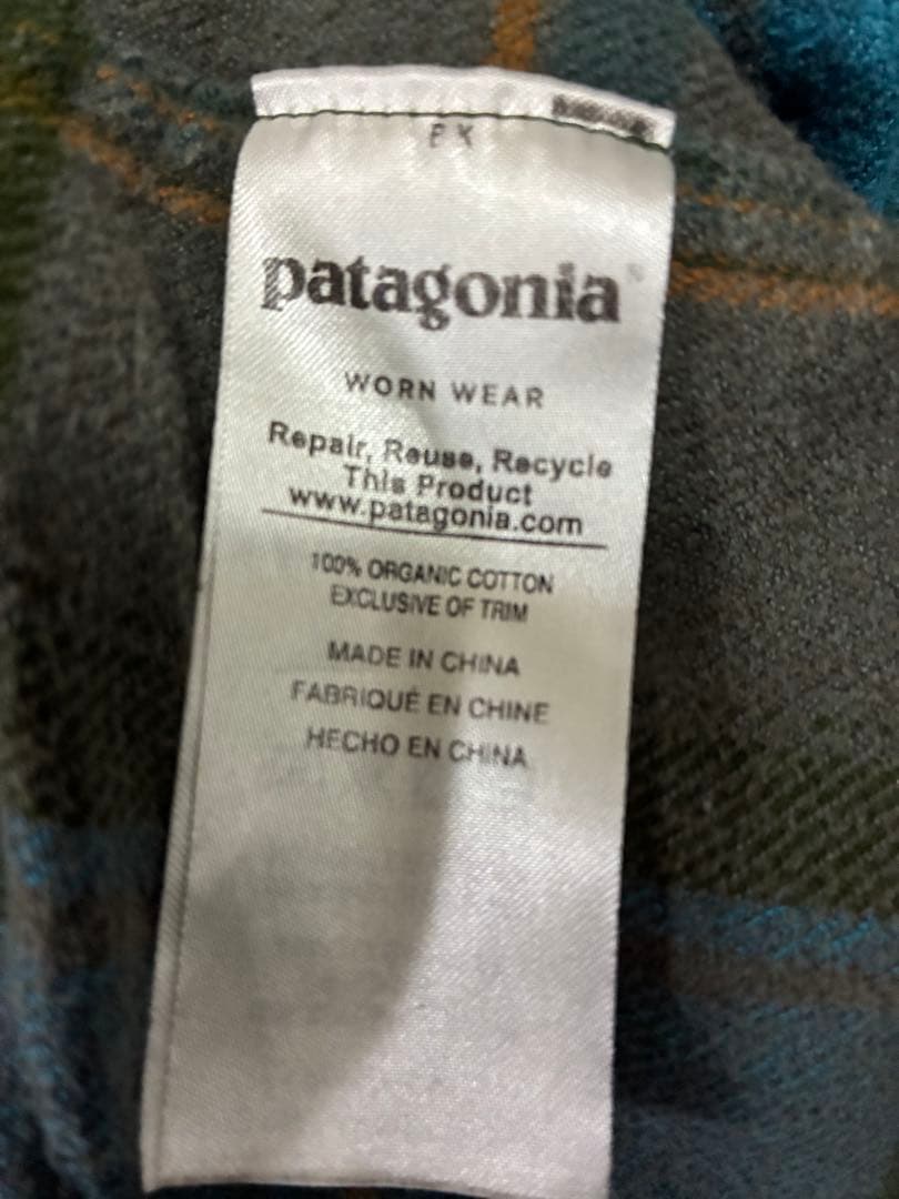 す*ぎ様 パタゴニアフィヨルドフランネルシャツ L 541302017年