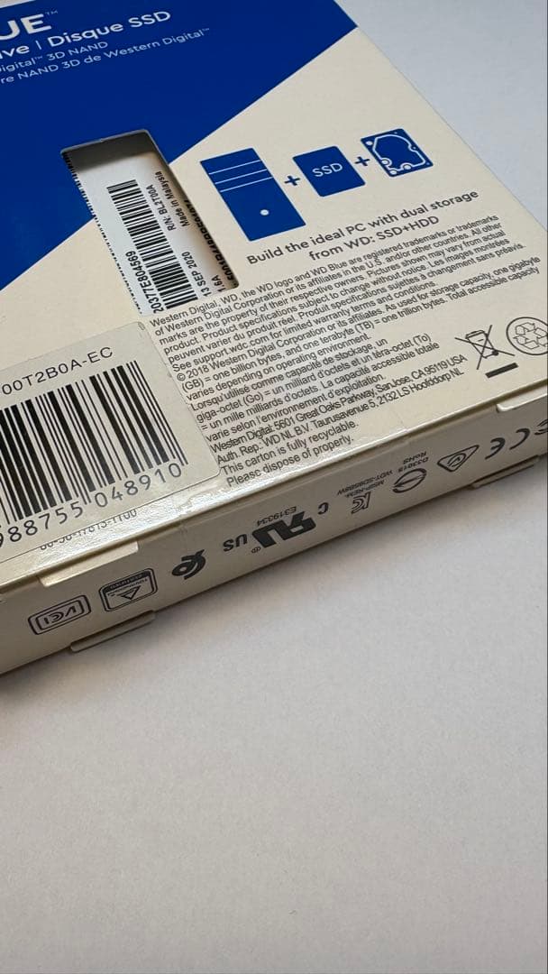 内蔵型SSD WD BLUE 1TB 3D NAND SATA SSD