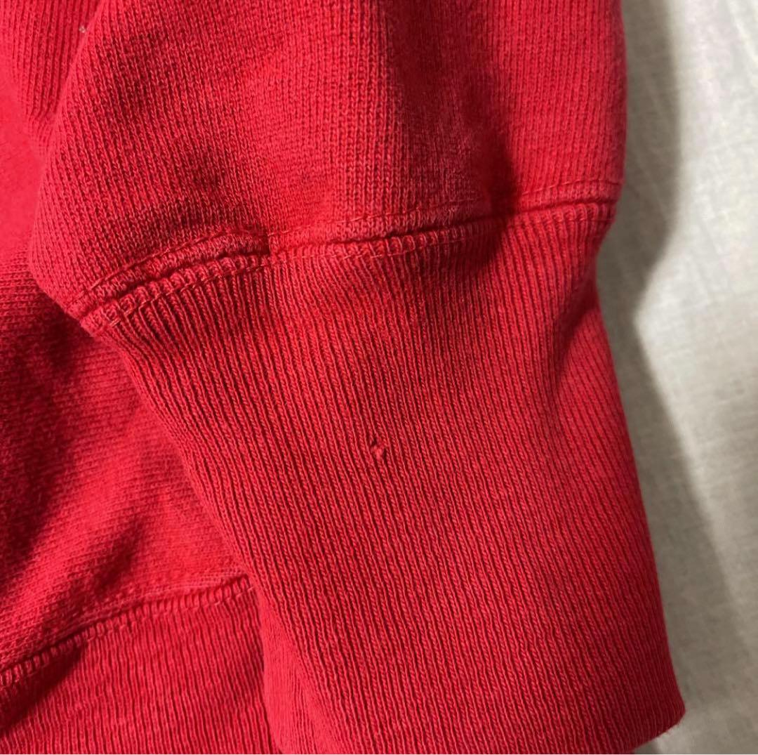 80s IOWA チャンピオン　リバースウィーブ Champion 赤　2段