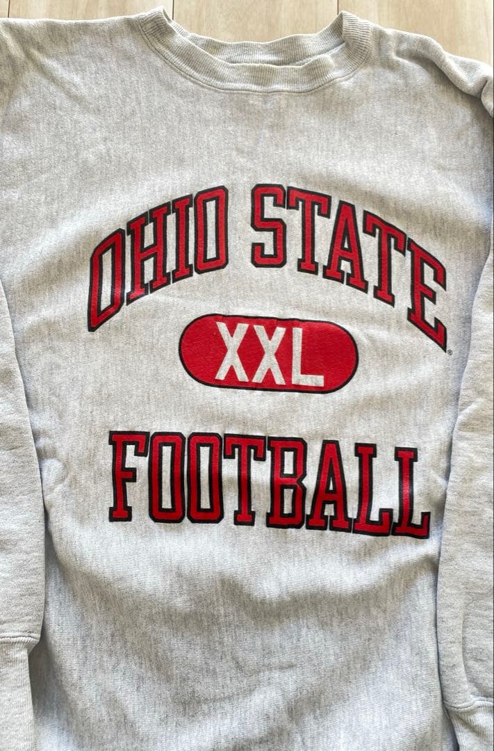 90s リバースウィーブ Ohio State football 3段ゴロ
