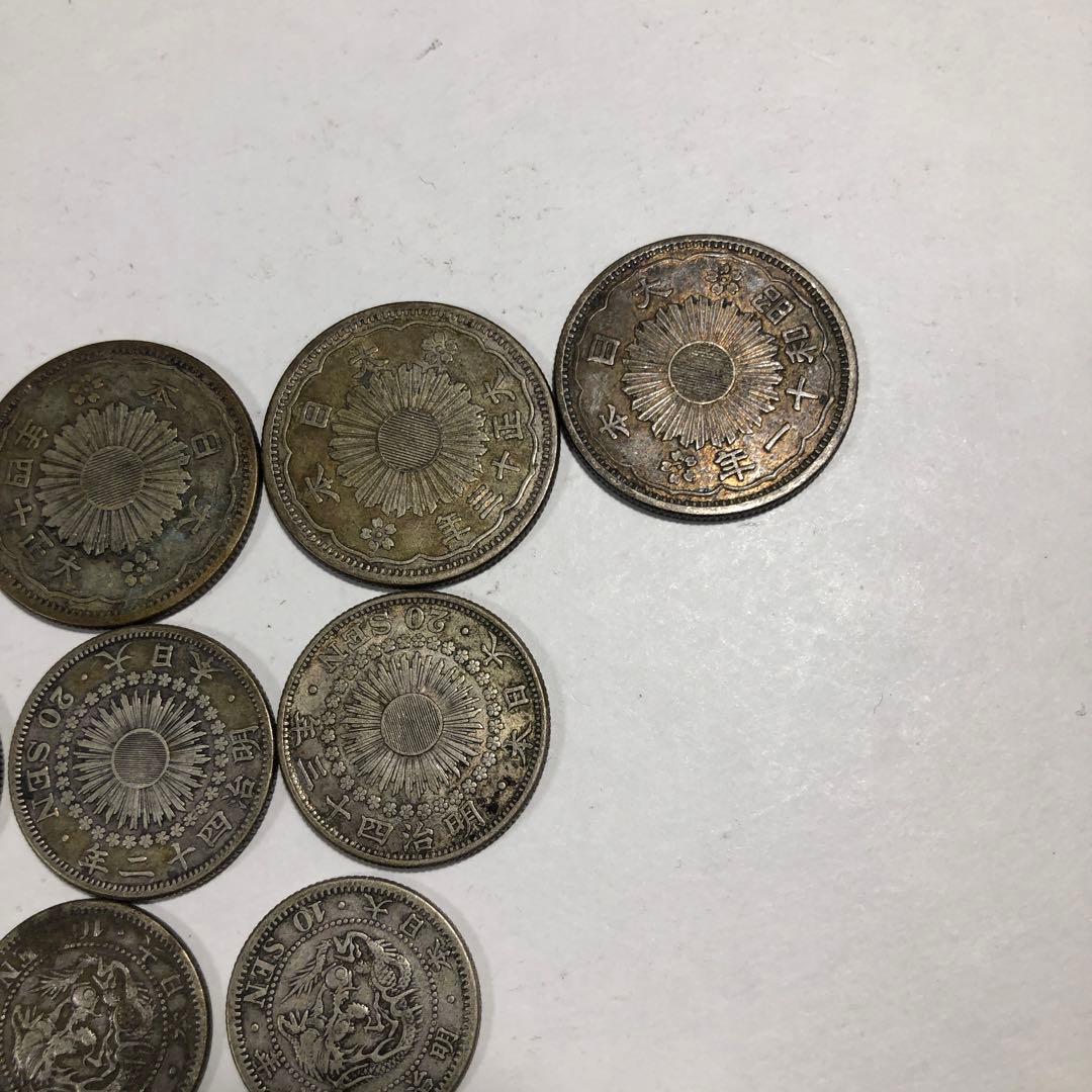 モ*ー様 13034 日本 旧貨幣 銀製  セット