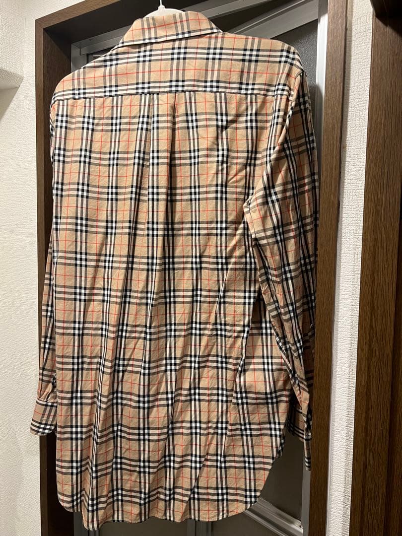 BURBERRY チェック柄 長袖シャツ Lサイズ