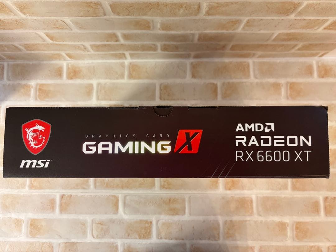 【元箱あり・美品】MSI Radeon RX 6600 XT GAMING X