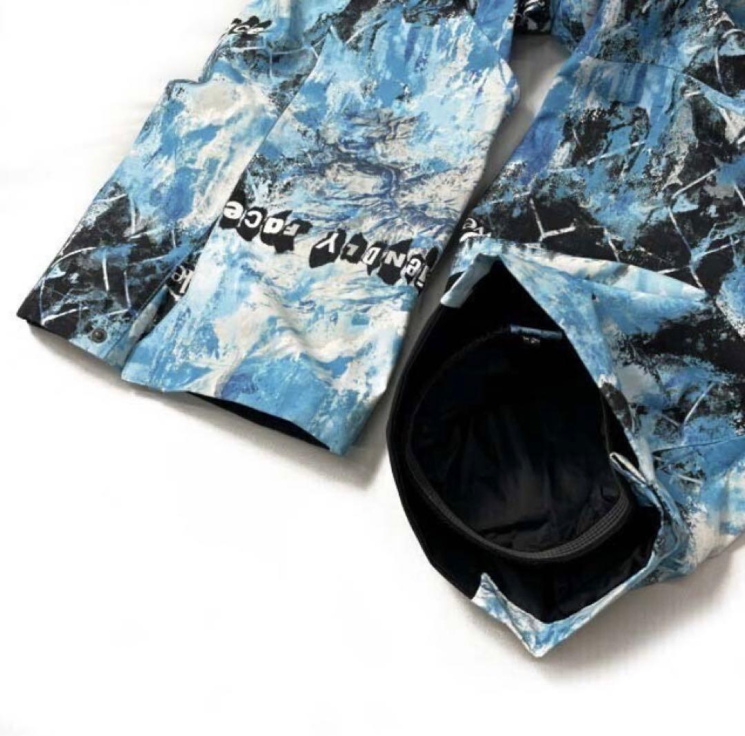 ノースフェイス L/R PRINTED DRAGLINE BIBS ビブ パンツ