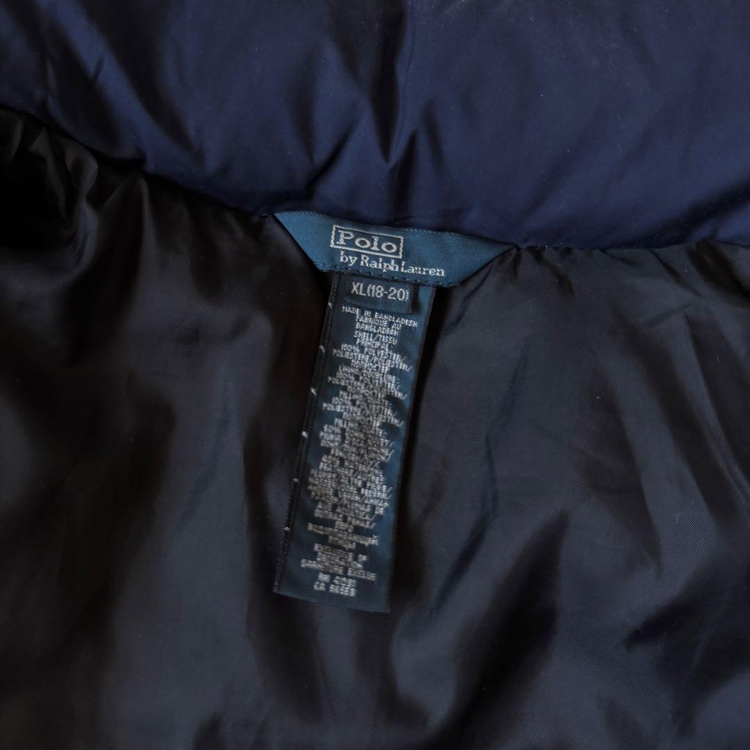 人気 ポロラルフローレン メンズダウンジャケット ネイビー XL