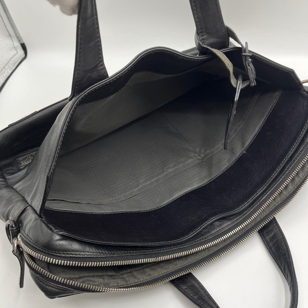 【希少】PORTER タウゼン オールレザー ブリーフケース　ビジネスバッグ　黒
