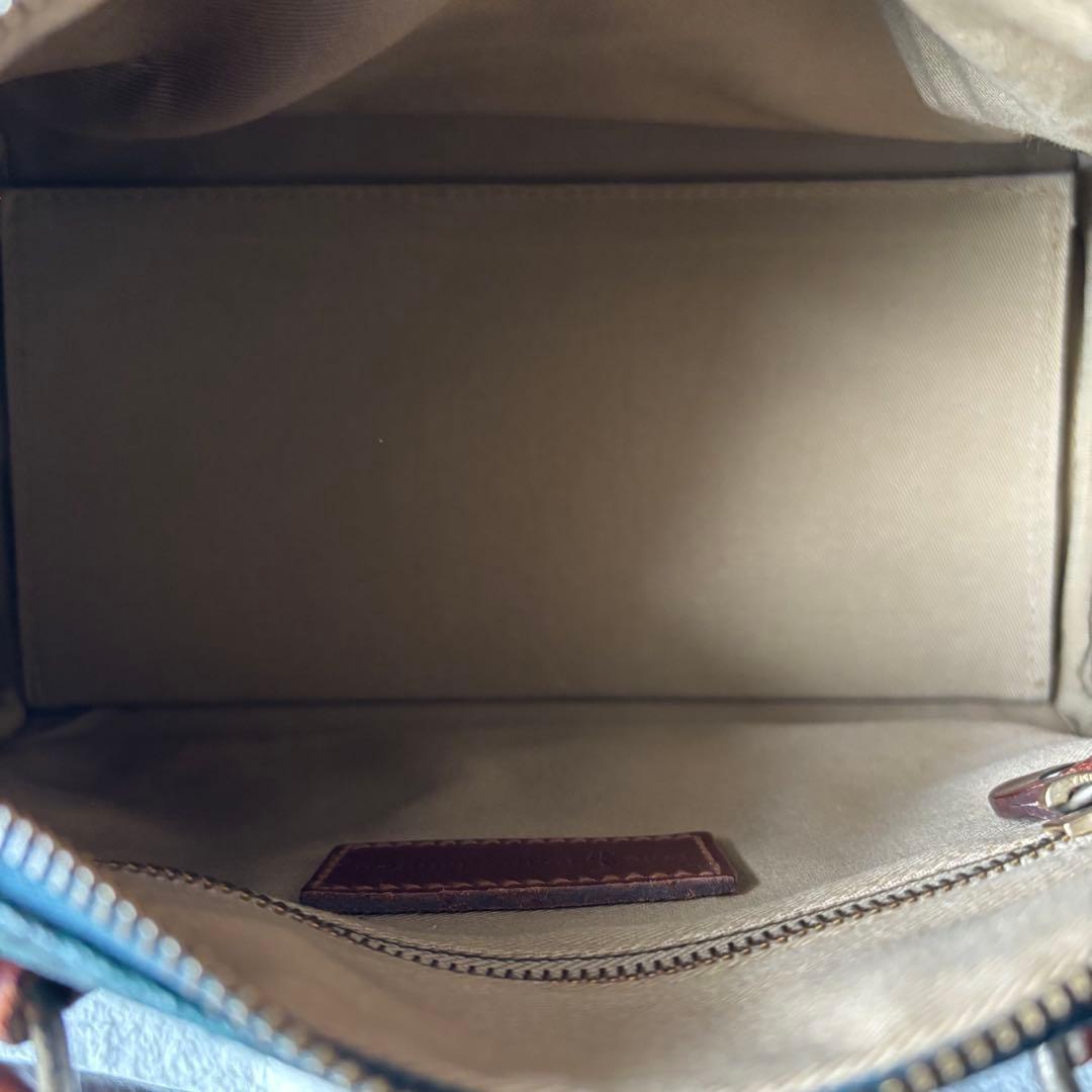 ✨️美品✨️ ポロラルフローレン ミニボストンバッグ グリーン PVCレザー 緑