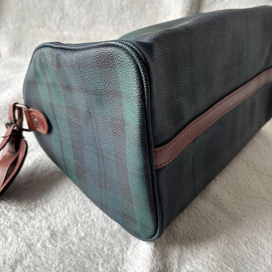 ✨️美品✨️ ポロラルフローレン ミニボストンバッグ グリーン PVCレザー 緑