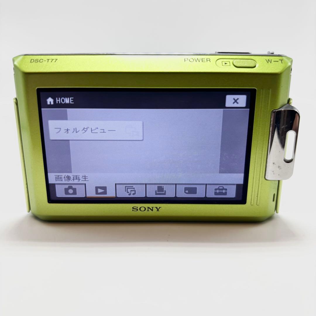 SONY Cyber-shot DSC-T77 グリーン デジタルカメラ