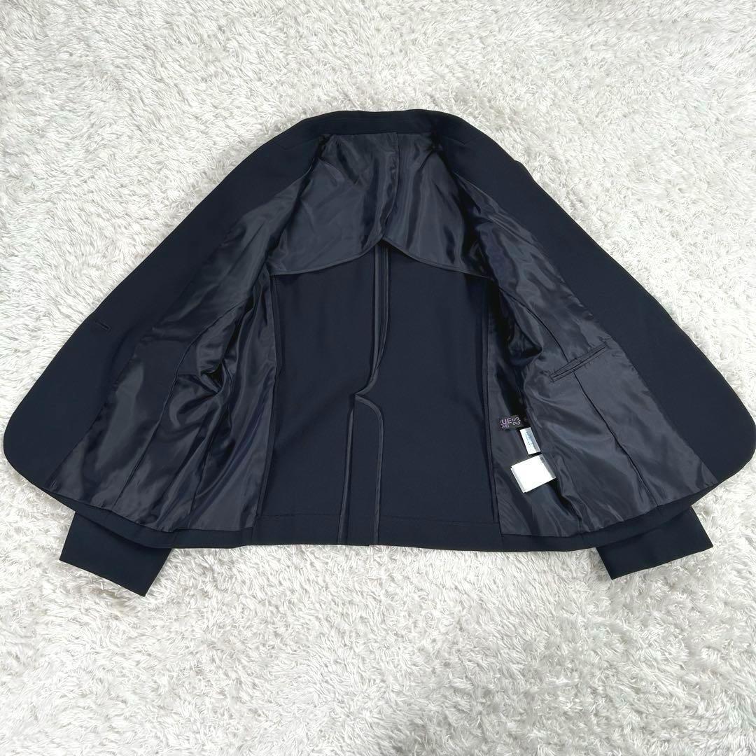 【大きいサイズ 4L】　RUIRUE BOUTIQUE　パンツスーツ　紺