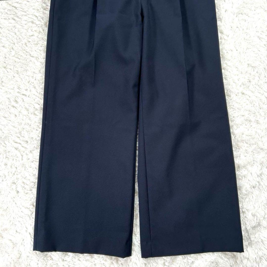 【大きいサイズ 4L】　RUIRUE BOUTIQUE　パンツスーツ　紺