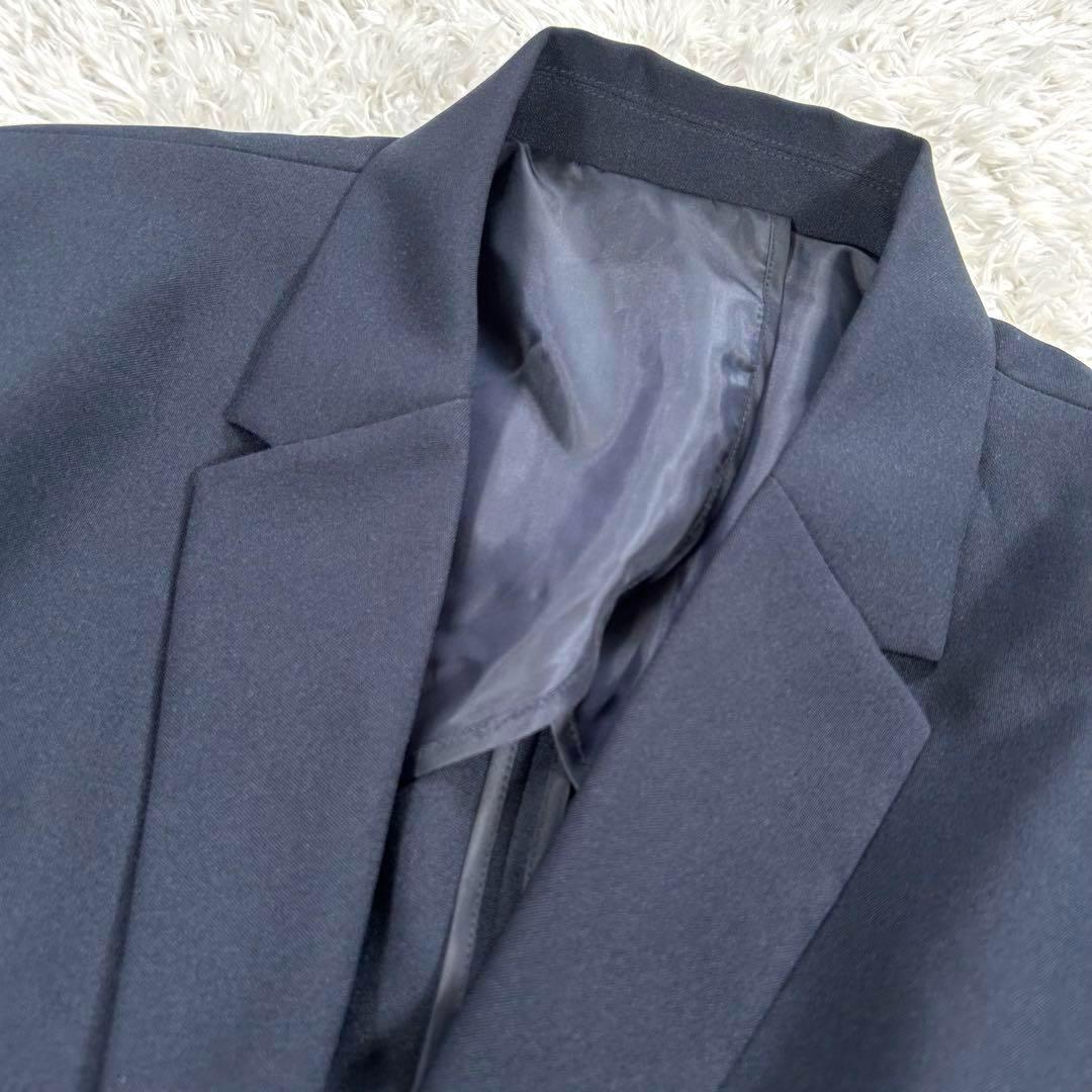 【大きいサイズ 4L】　RUIRUE BOUTIQUE　パンツスーツ　紺