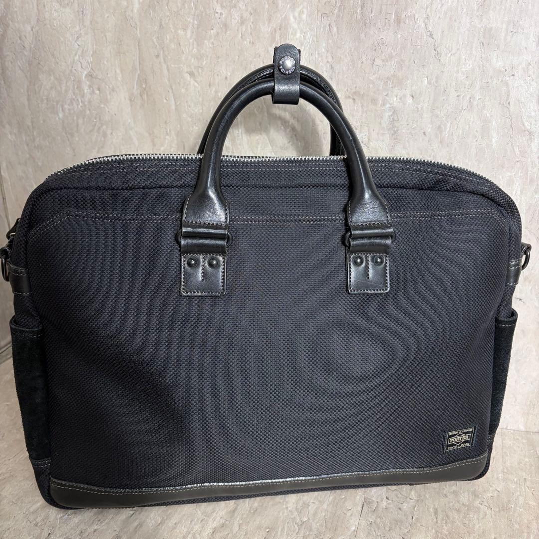 未使用に近い porter elder 2way ブリーフケース ビジネスバッグ