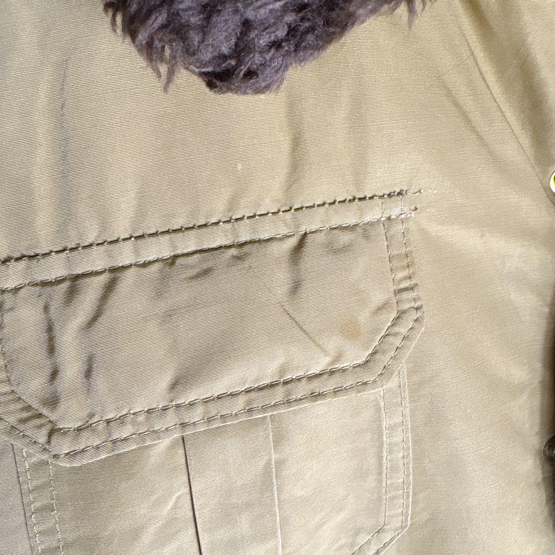 70s WoolRich 襟ボア 短丈ブルゾン XL ジャケット USA製