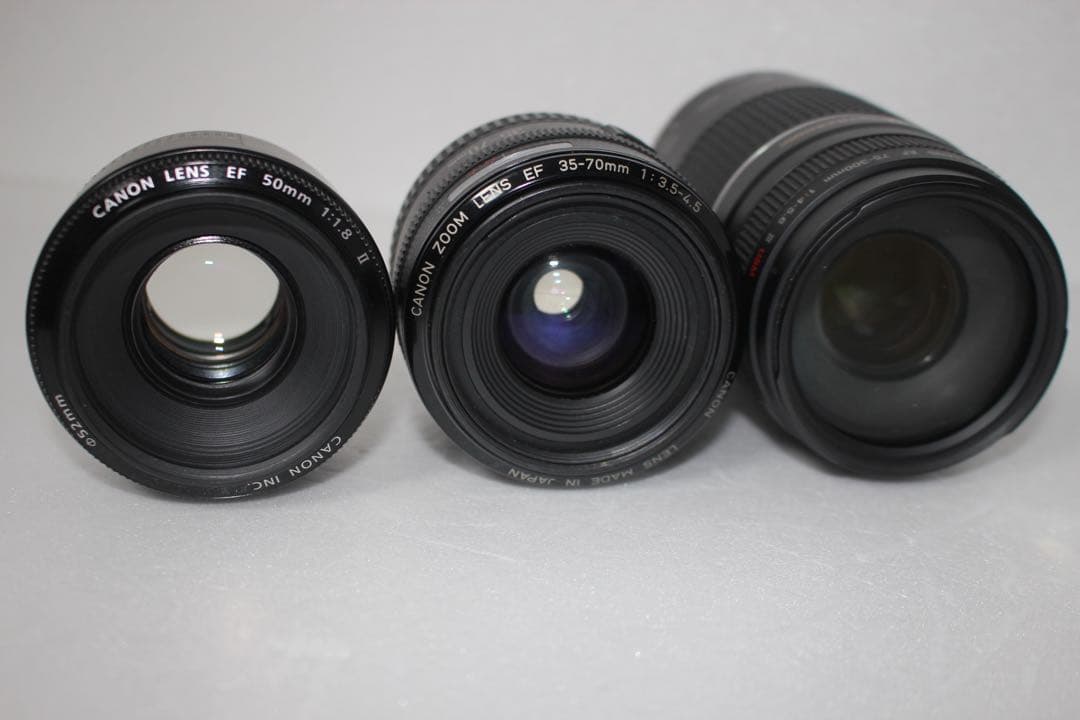 極上品☆canon kiss x9 標準&望遠&単焦点トリプルレンズセット