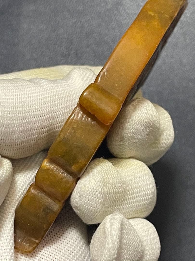 中国古玉　天然石極細工彫刻　風水置物