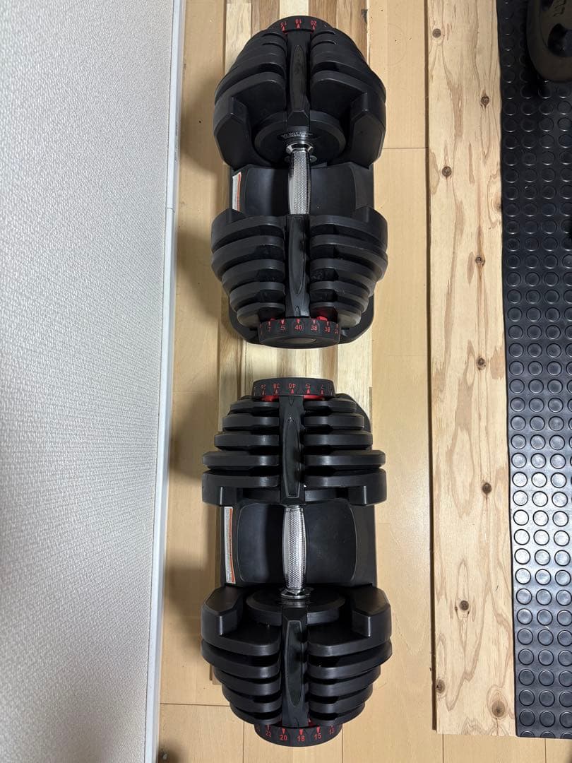 ②可変式ダンベル 最大40kg
