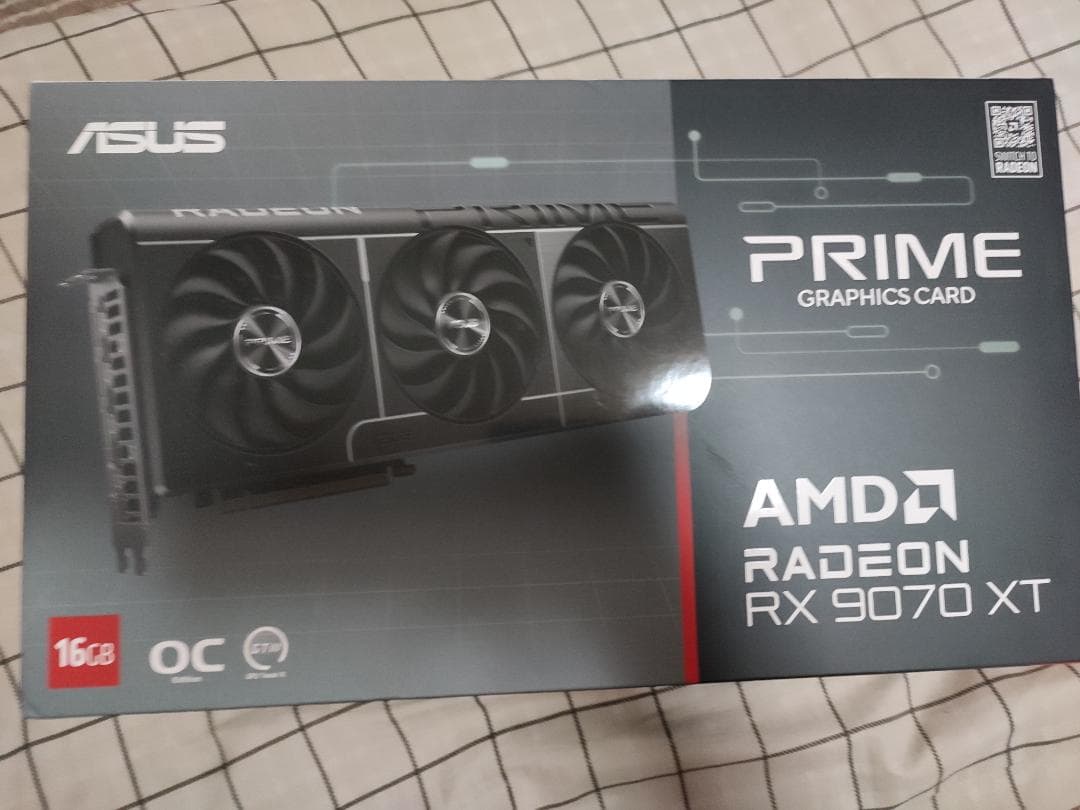 ASUS AMD Radeon RX 9070 XT 16GB OC　新品未開封