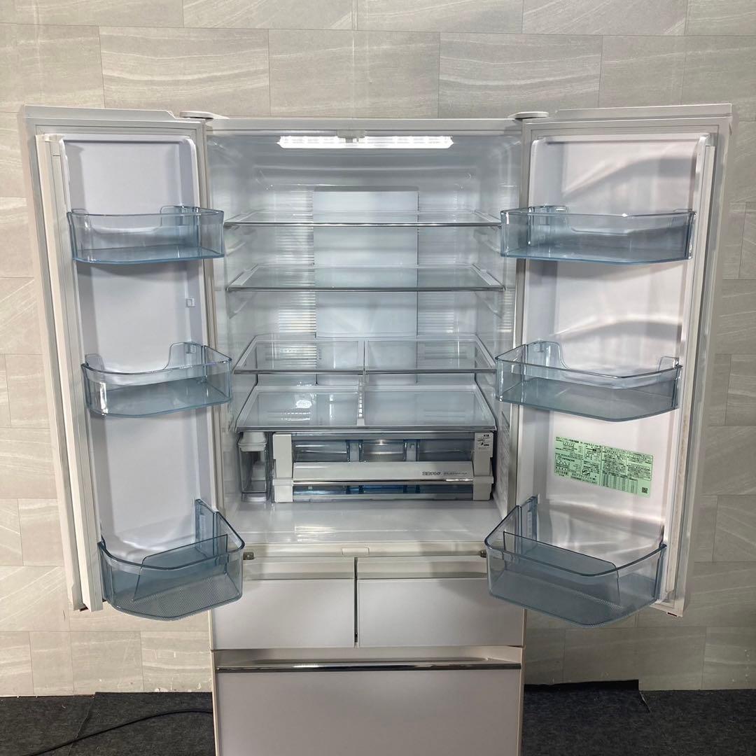 HITACHI 大型冷蔵庫 520L R-HW52J 真空チルド d4702