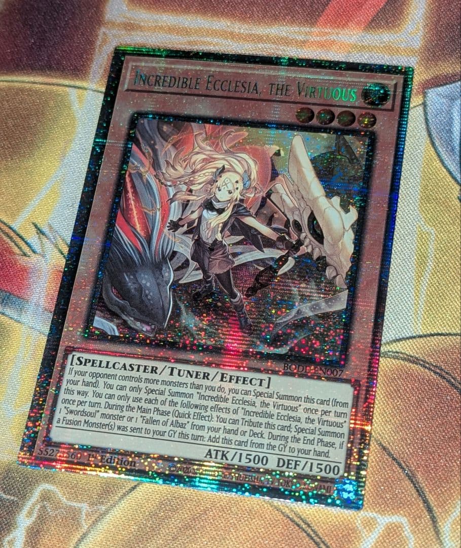 【希少】遊戯王 白の聖女エクレシア　スターライトレア　英語版　美品　1st