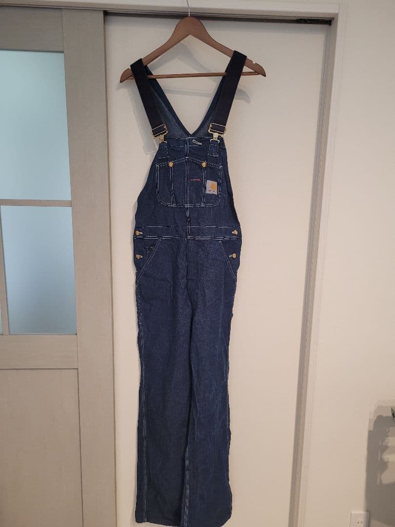 ⭐お値下げしました⭐ Carhartt デニムオーバーオール 古着 アメカジ