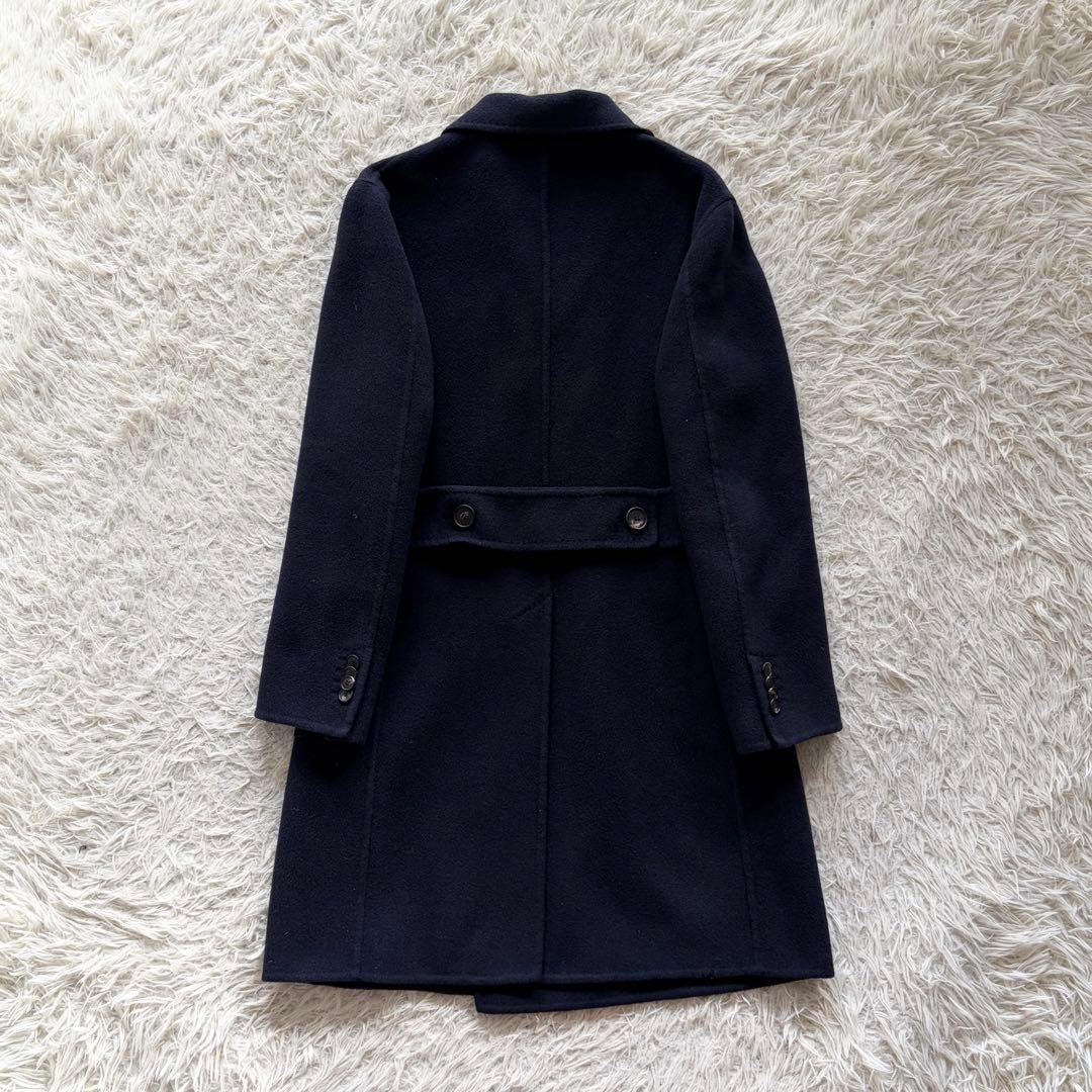 <美品>TAGLIATORE DAAN ネイビー ダブルチェスターコート 44