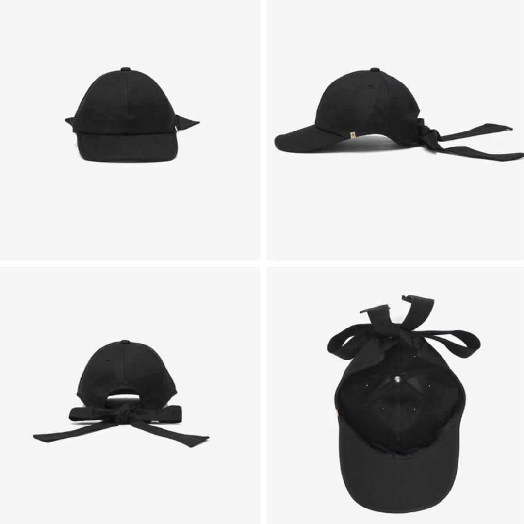 新品 カシラ リボンキャップ ホワイト