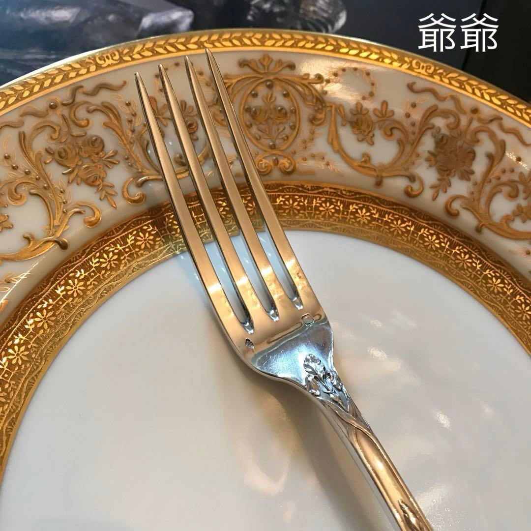 Puiforcat ピュイフォルカ／「アイリス」純銀製 フォーク２本