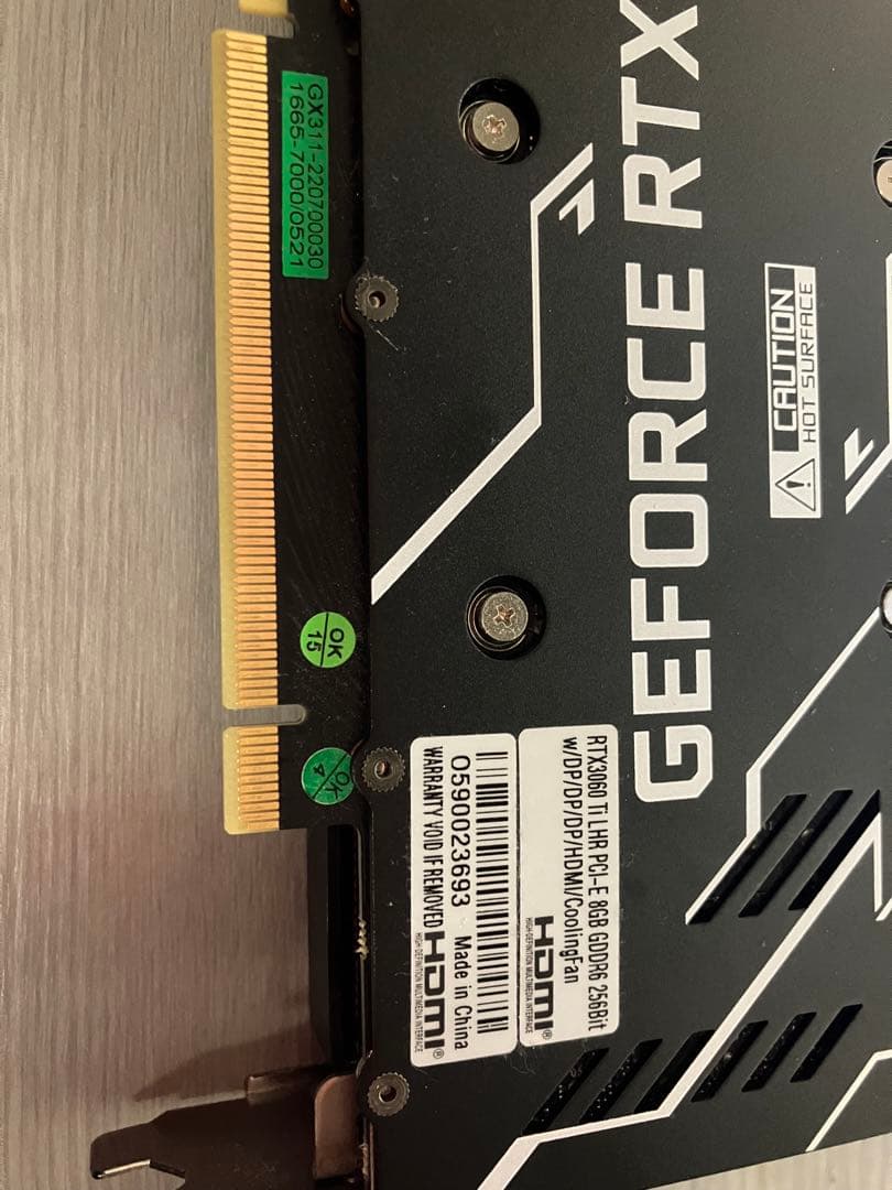 グラフィックボード・グラボ・ビデオカード GARAKURO RTX 3060Ti 8GB