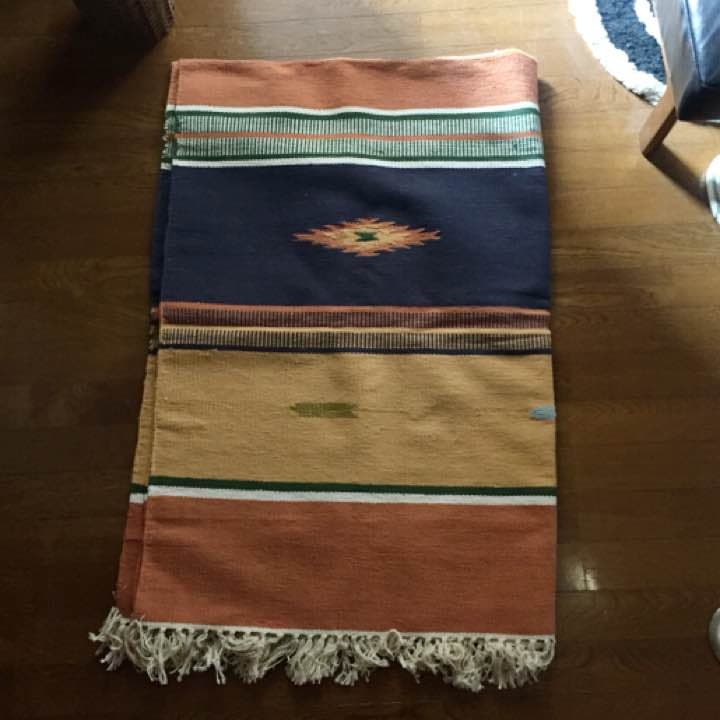 ネイティブ柄 ラグマット