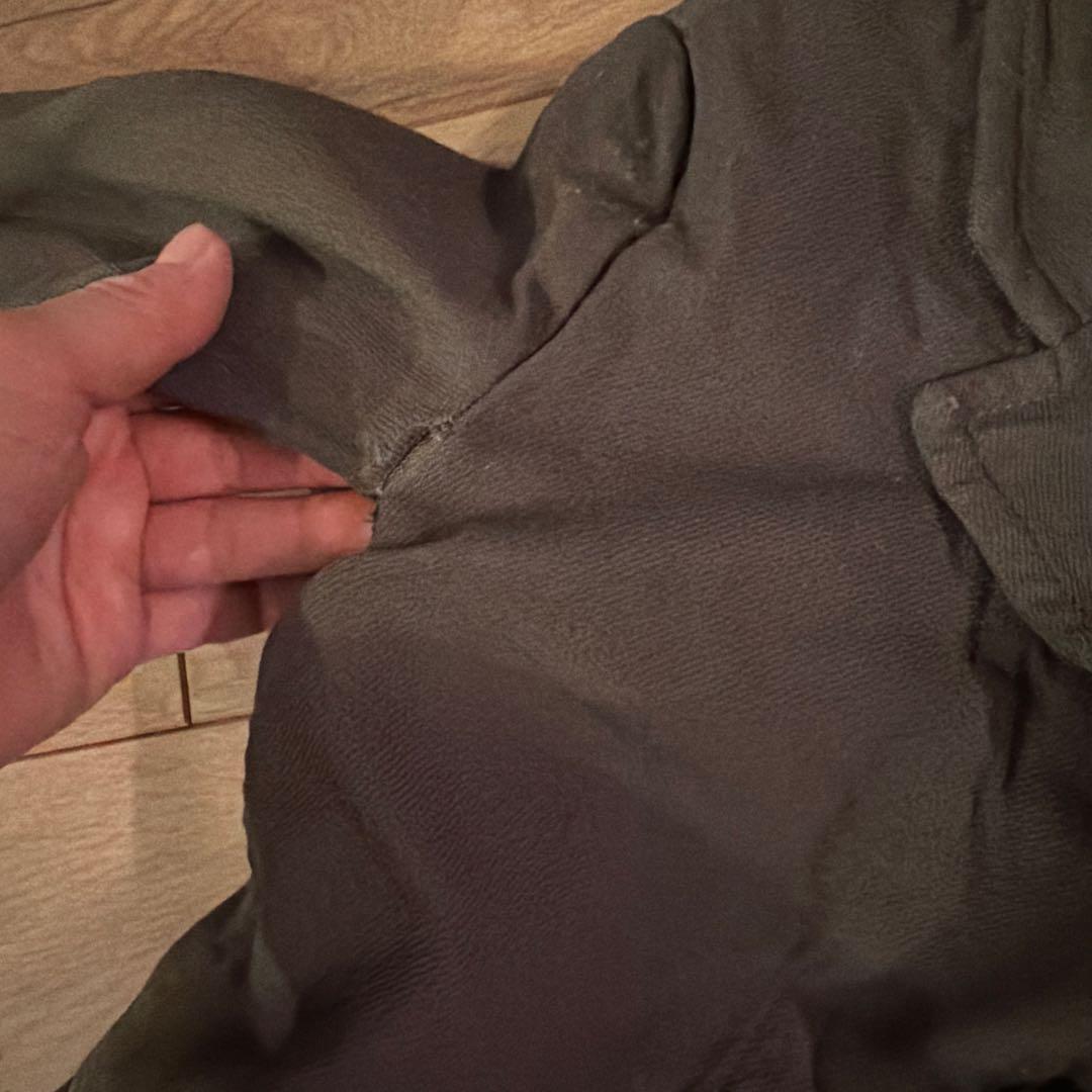 コムデギャルソン　縮絨　カーキ色　ジャケット