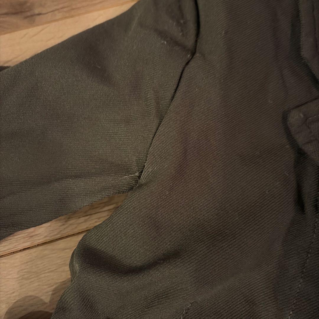 コムデギャルソン　縮絨　カーキ色　ジャケット