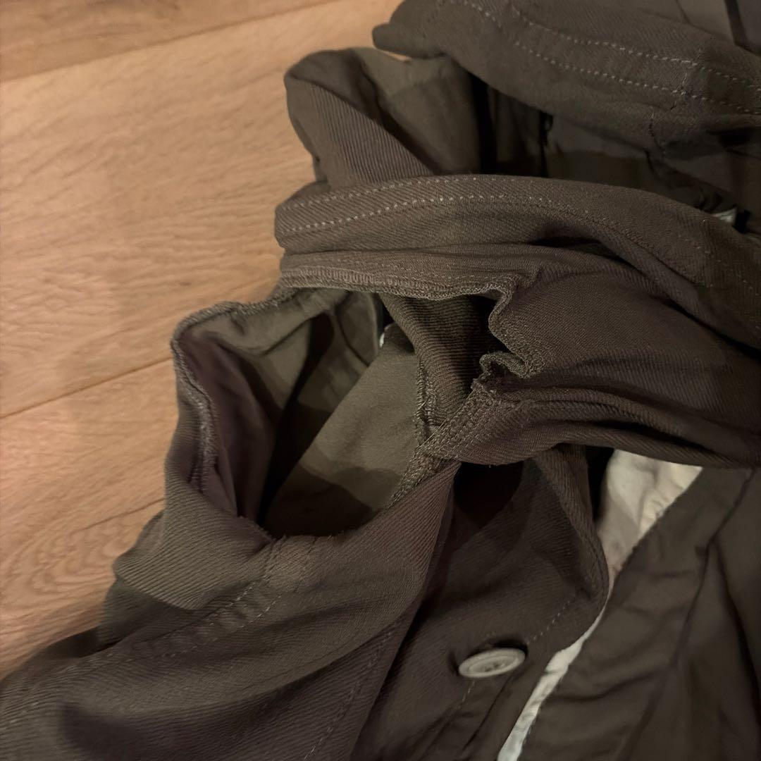 コムデギャルソン　縮絨　カーキ色　ジャケット