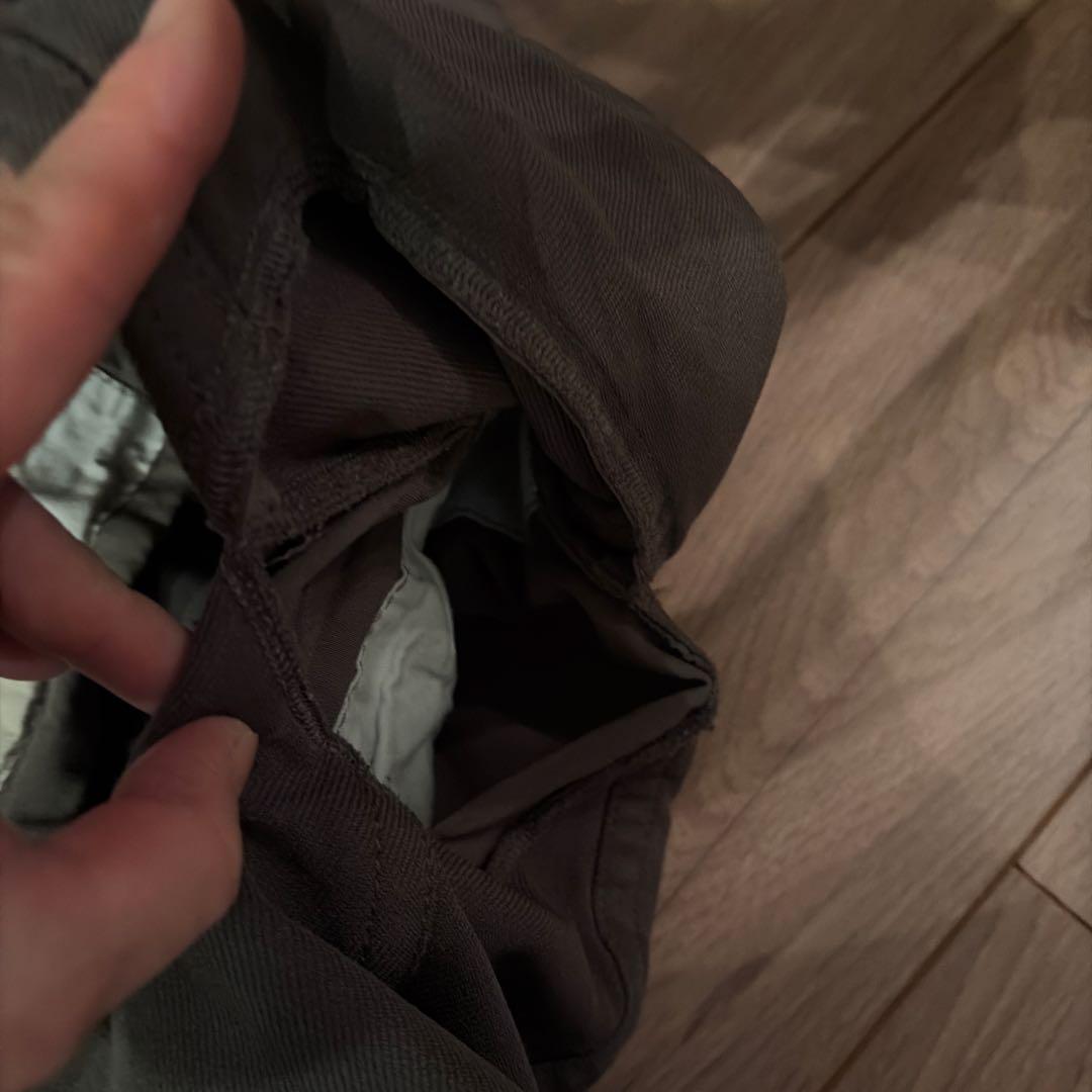 コムデギャルソン　縮絨　カーキ色　ジャケット