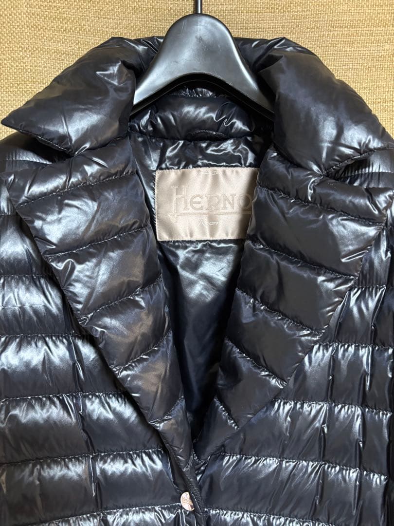 ⭐️未使用•希少品⭐️HERNOインナーダウンPI00112DR Dark blue