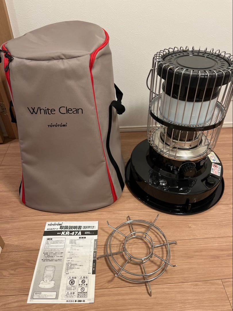 TOYOTOMI トヨトミ 石油ストーブ KR-47A /五徳・ケース ・柵付き