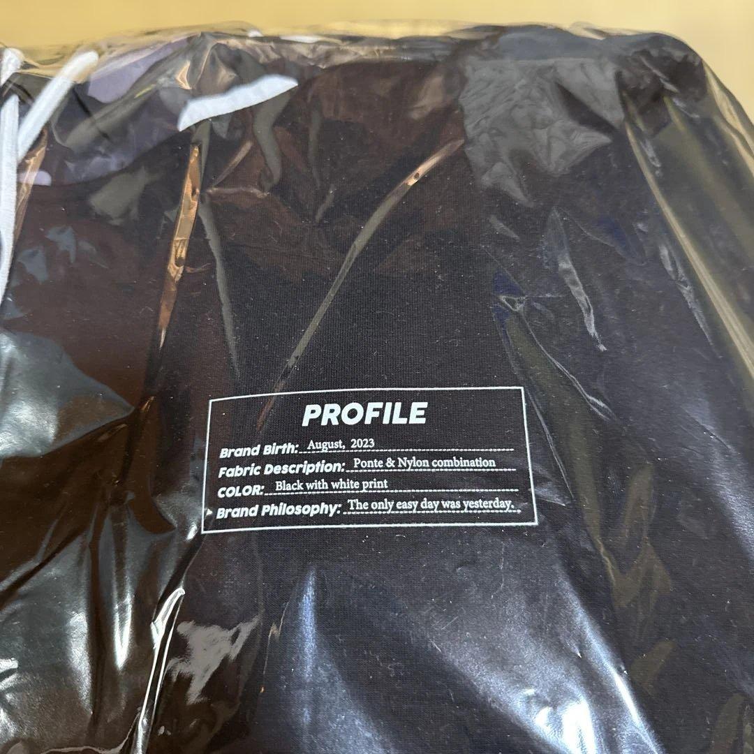 萩原祐介さんコラボ　セットアップ　PROFILE 黒 Lサイズ