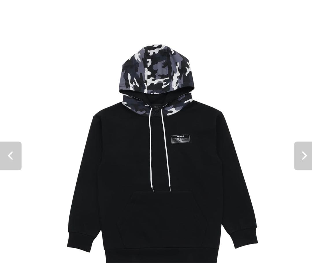 萩原祐介さんコラボ　セットアップ　PROFILE 黒 Lサイズ