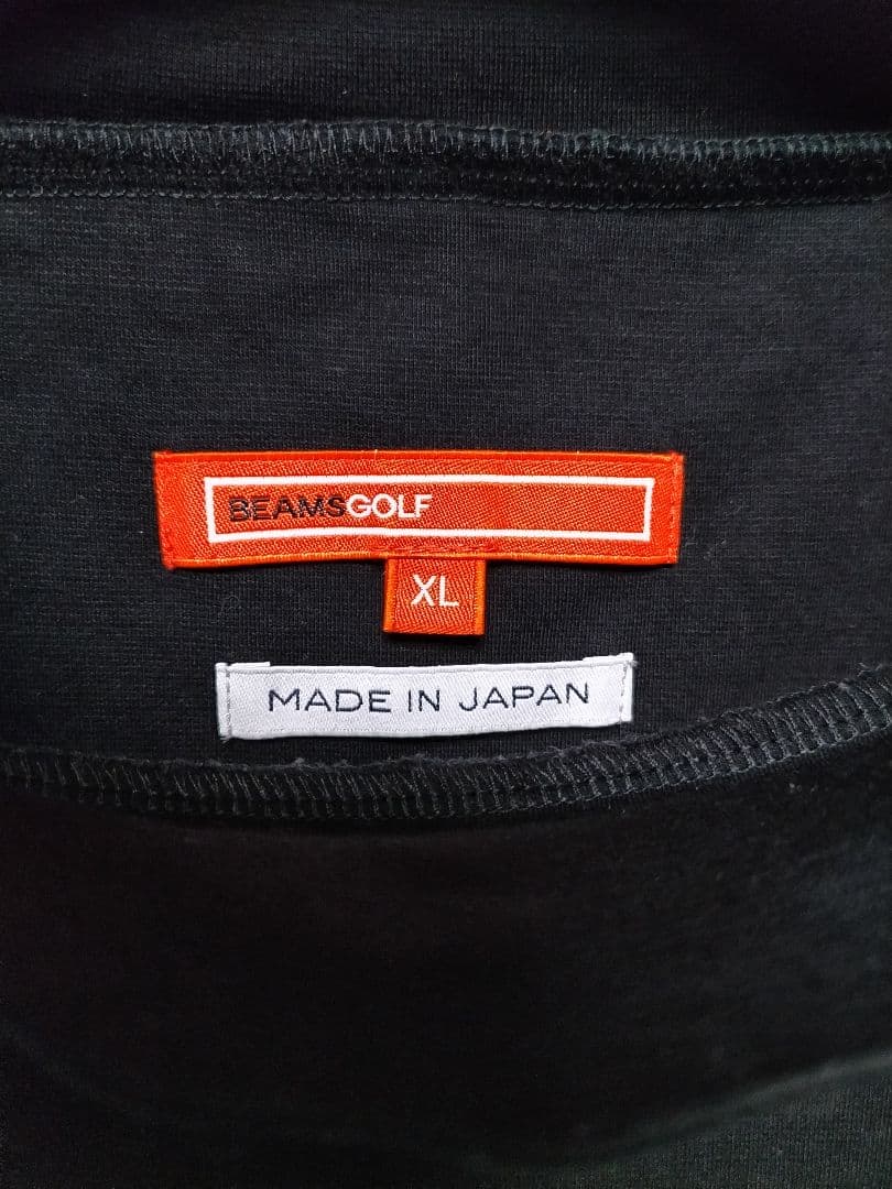 ビームスゴルフ　モックネック　黒