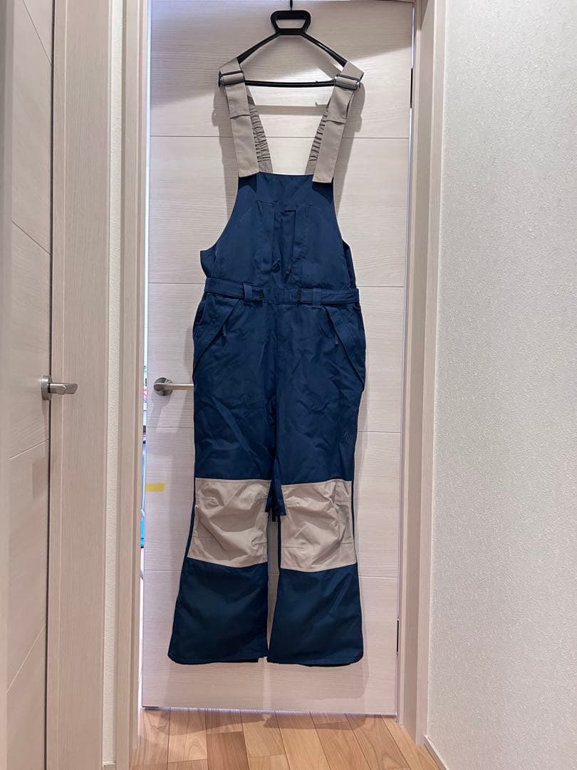 【上下セット】AA HARDWEAR　ウェアLサイズ ネイビー系 ビブパンツ
