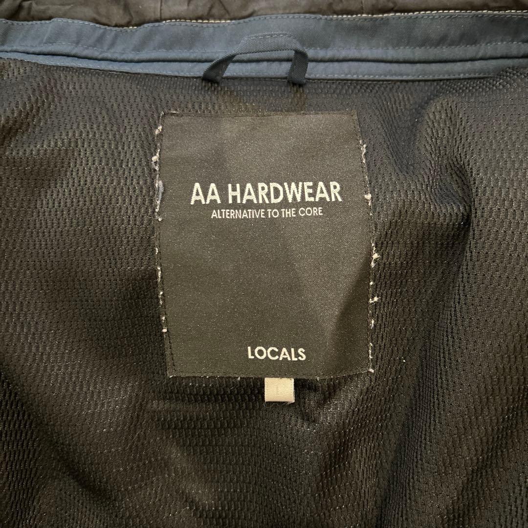 【上下セット】AA HARDWEAR　ウェアLサイズ ネイビー系 ビブパンツ