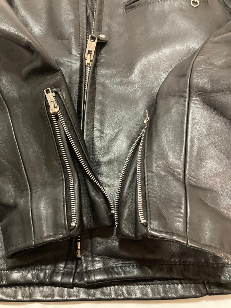 Schott ライダースジャケット　シングル　641 サイズ36 ボアライナー付