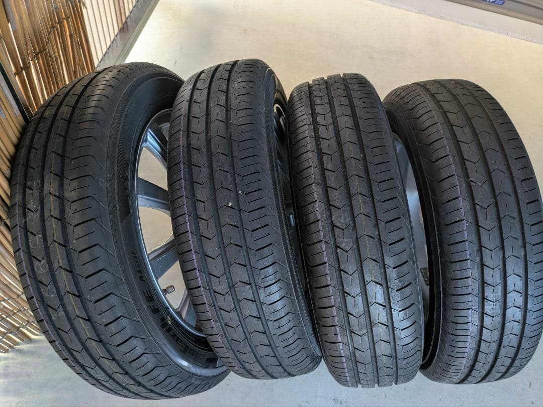 S*信様 タイヤ新車外し 100/4H 165/65R15 15インチアルミ 4