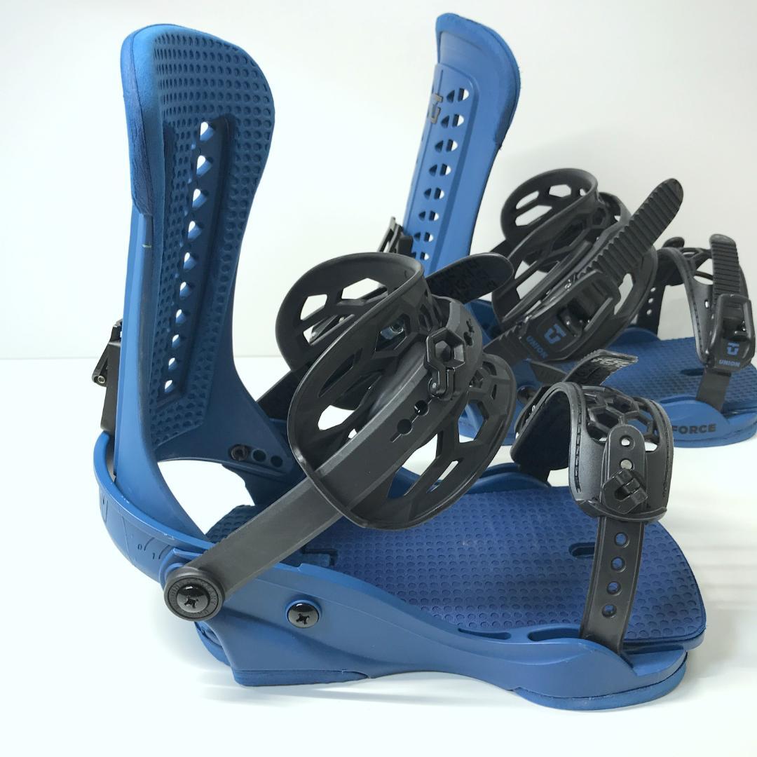 【良品】UNION FORCE MLサイズ ビンディング ブルー 青 21/22