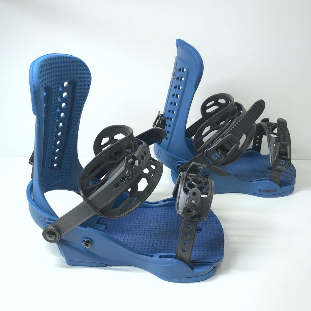【良品】UNION FORCE MLサイズ ビンディング ブルー 青 21/22