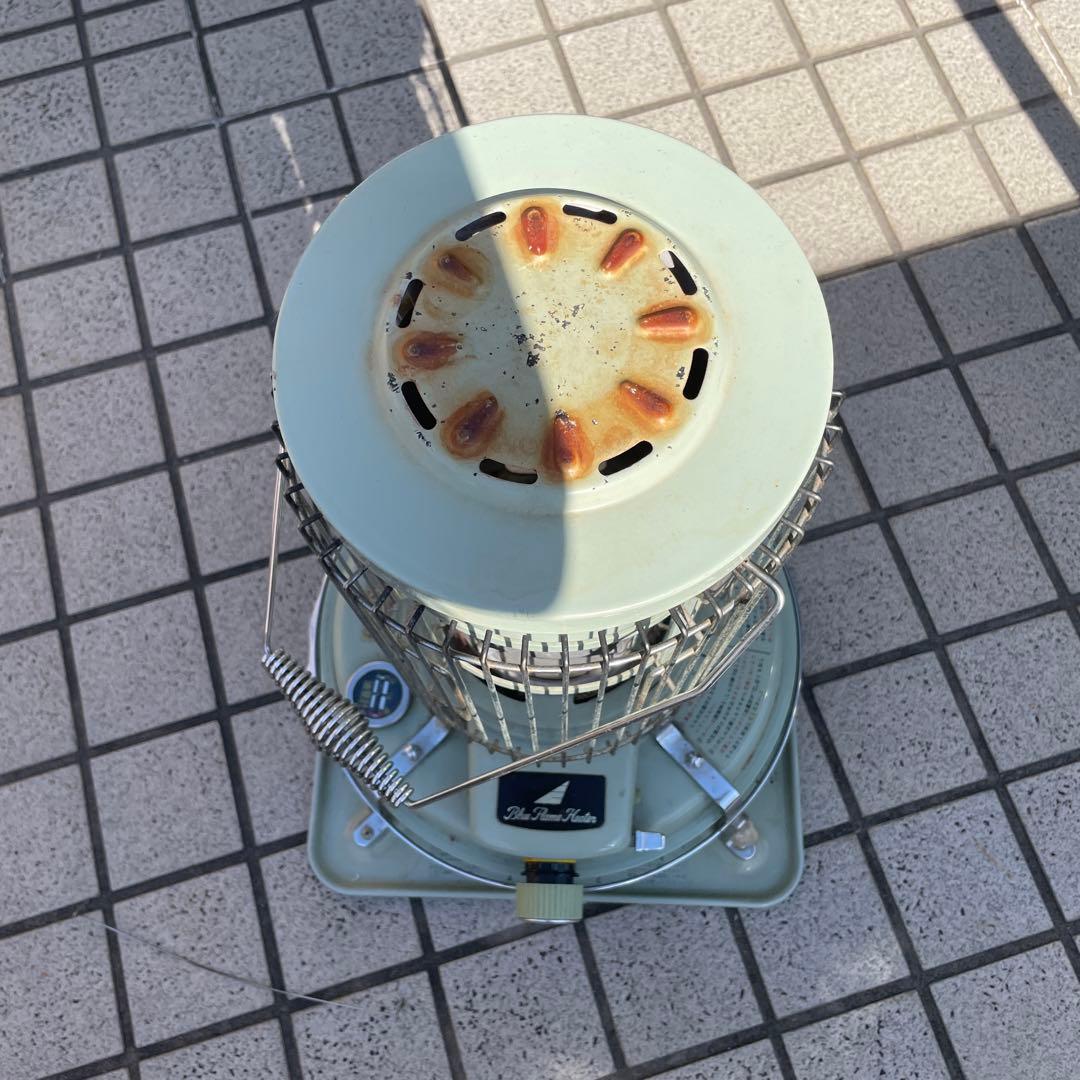 おまめさん専用です。ブルーフレームヒーター BF3902 グリーン色　ジャンク品