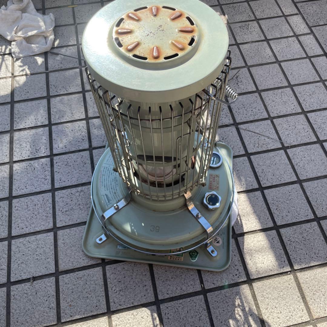 おまめさん専用です。ブルーフレームヒーター BF3902 グリーン色　ジャンク品